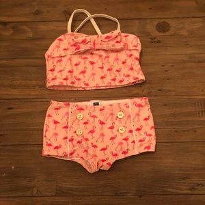 Janie and Jack Flamingo 3T Swim Suite